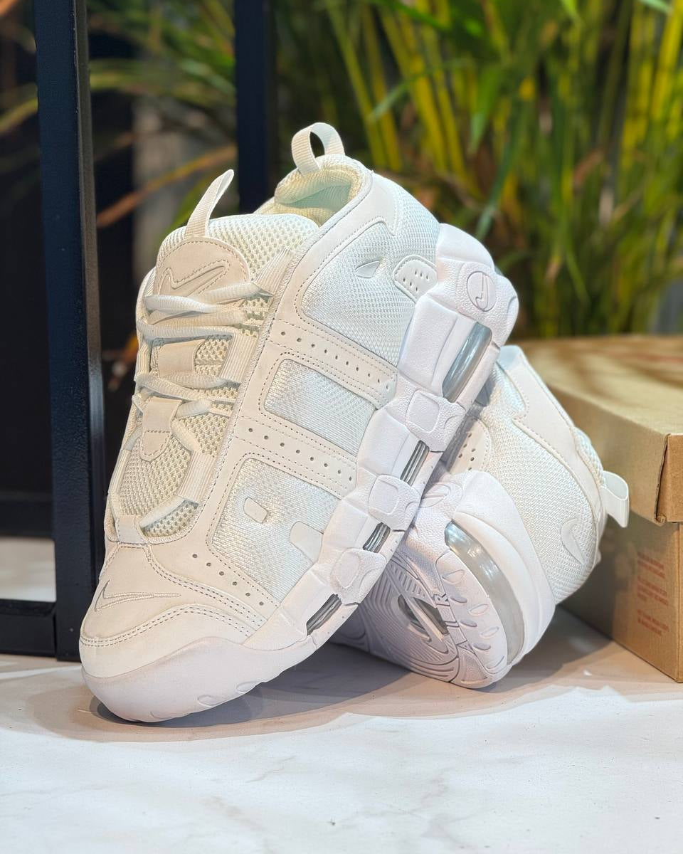 Nike Air More Uptempo Triple White – Web Monkey Shoes