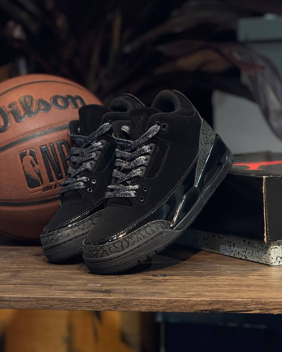 Air Jordan 3 Retro “Black Patent / Black Cement”