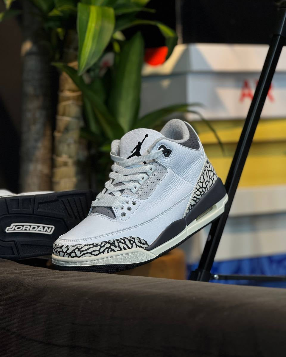 Jordan 3 White Cement Grey