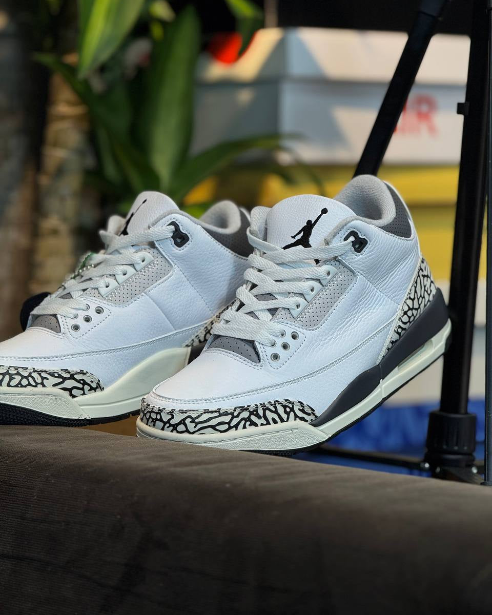 Jordan 3 White Cement Grey