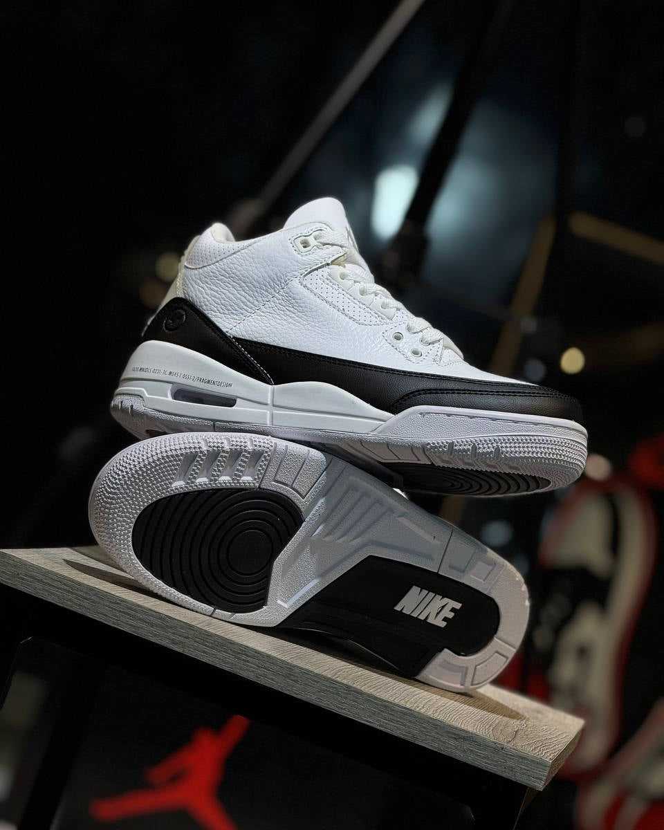 Air Jordan 3 “White/Black – Fragment Style”