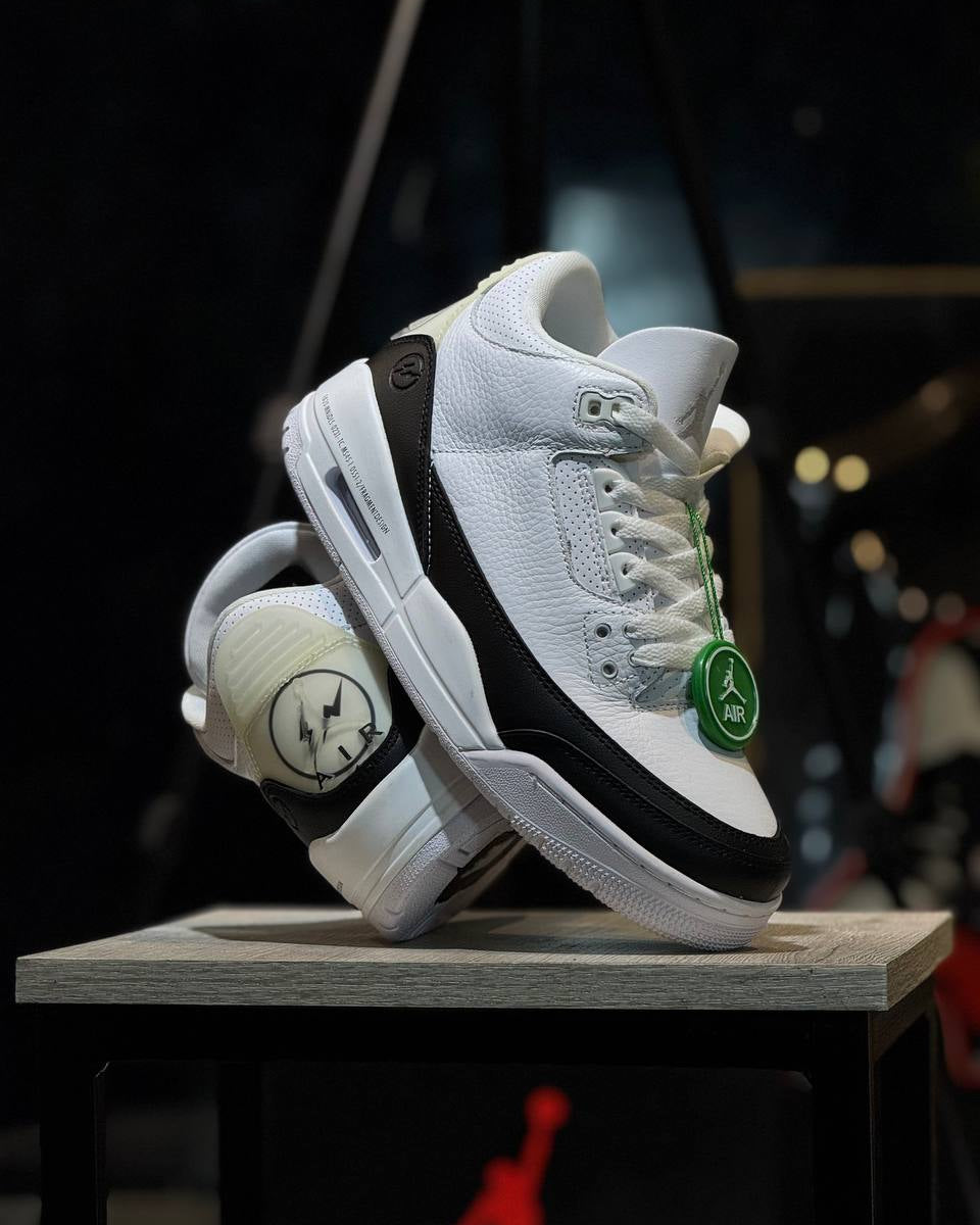 靴 Nike Air Jordan 3 Fragment 27cm US 9 Air Jordan 3 “White/Black – Fragment Style” – Web Monkey Shoes