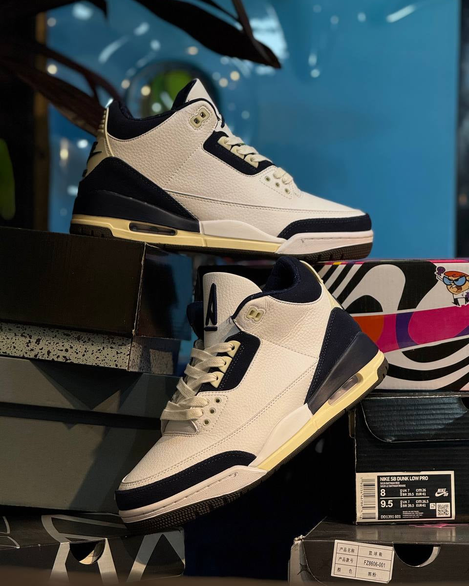 Air Jordan 3 Retro “Midnight Navy”,