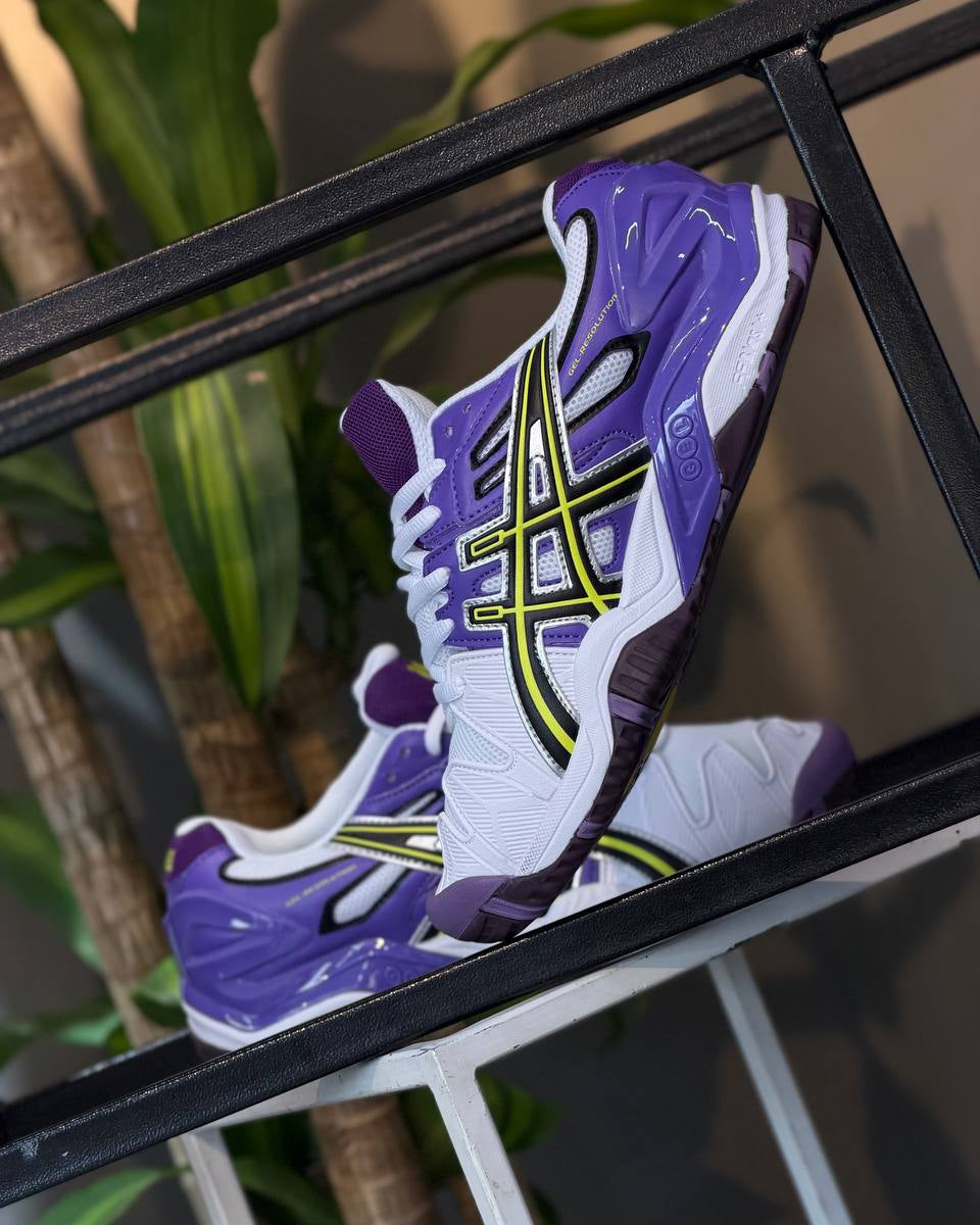 ASICS GEL-Resolution 5 “Parachute Purple / White / Lime”