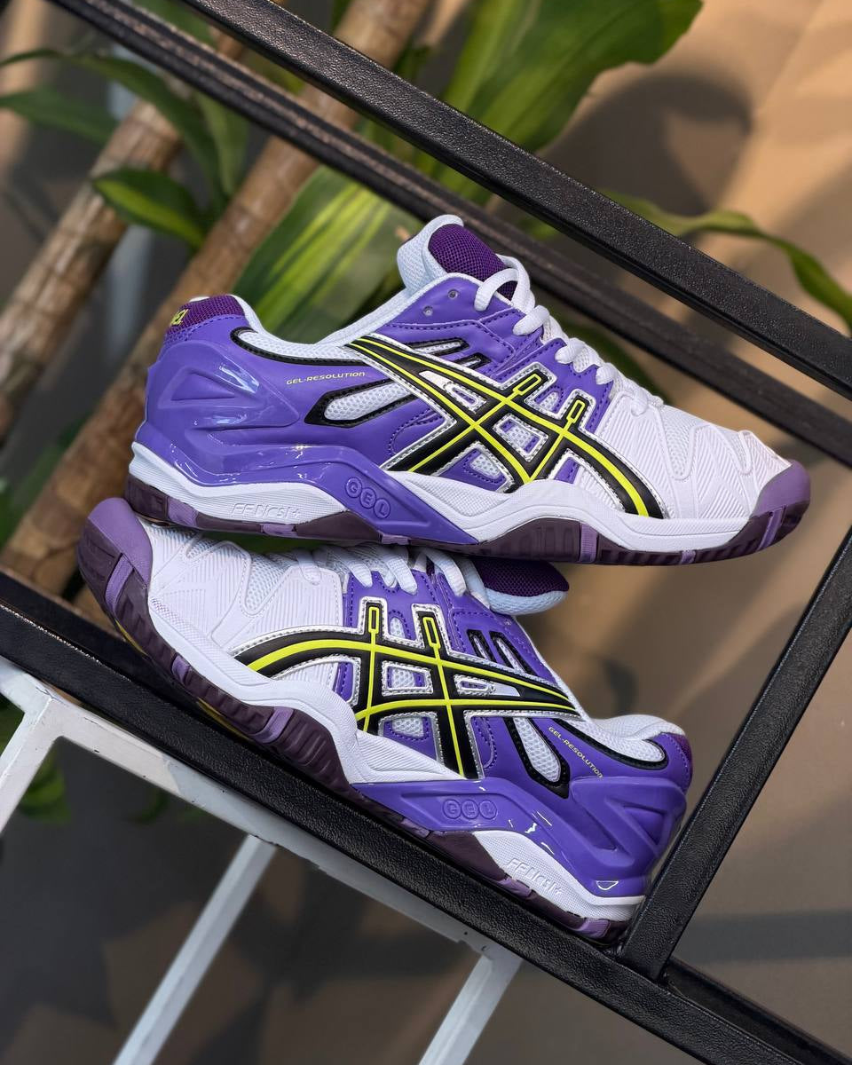 ASICS GEL-Resolution 5 “Parachute Purple / White / Lime”