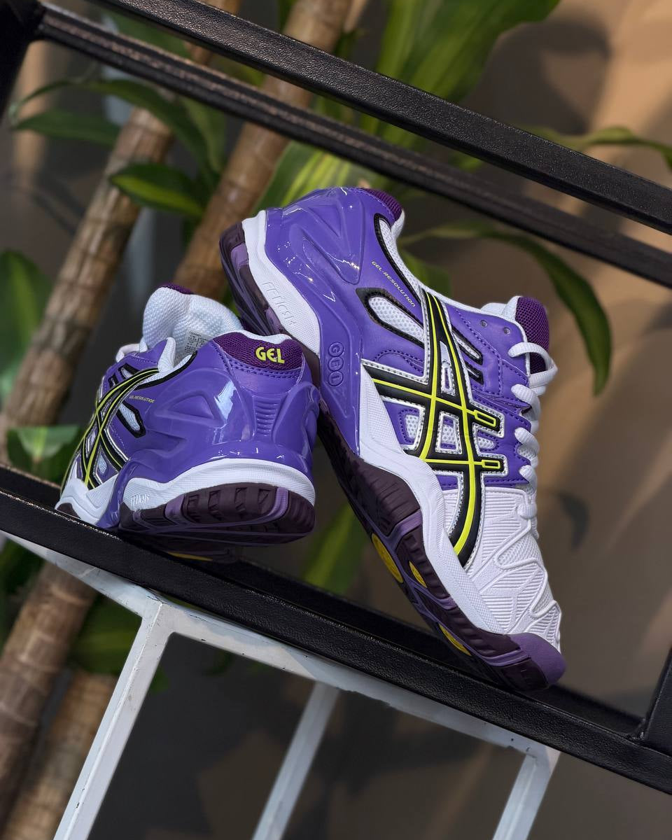 ASICS GEL-Resolution 5 “Parachute Purple / White / Lime”