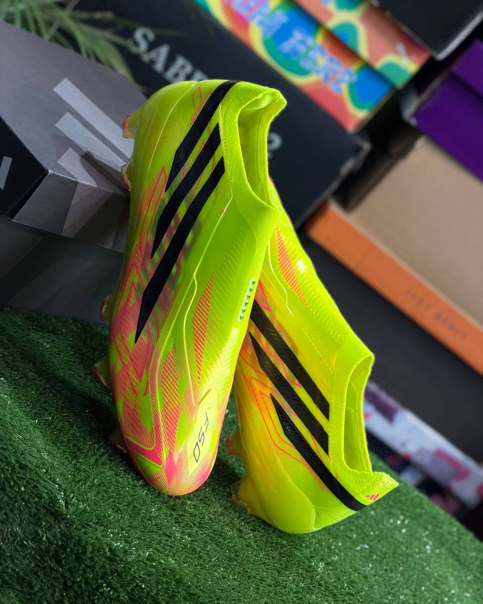 adidas F50 Hyperfast Elite Laceless FG – Team Solar Yellow