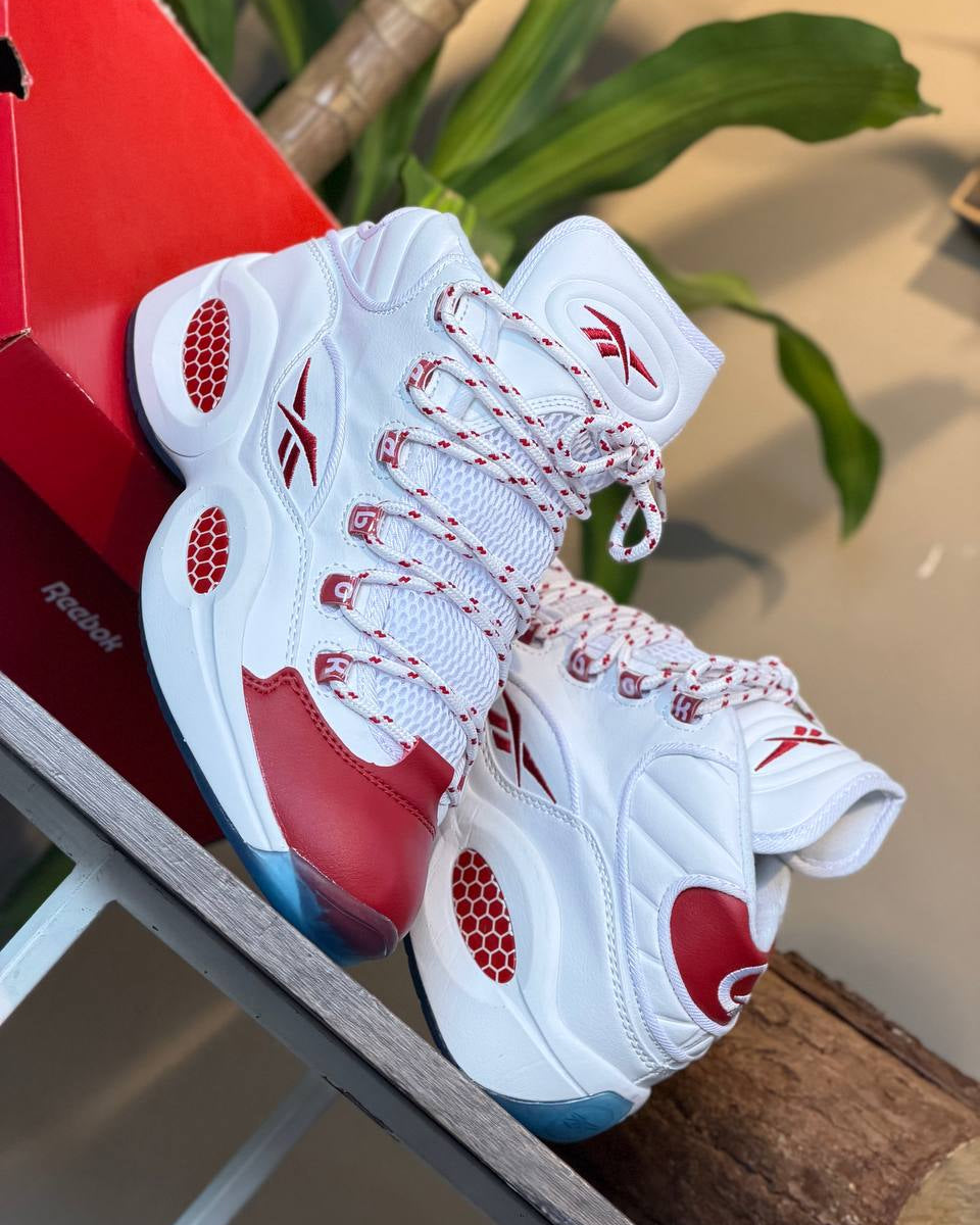 Reebok Question Mid “Red Toe” Footwear White/Vector Red/Footwear White