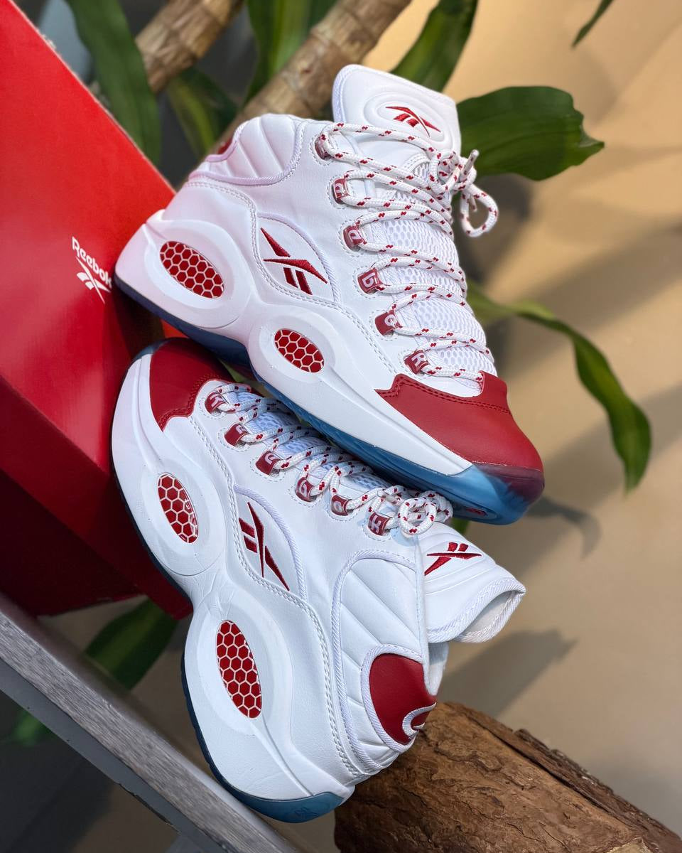 Reebok Question Mid “Red Toe” Footwear White/Vector Red/Footwear White