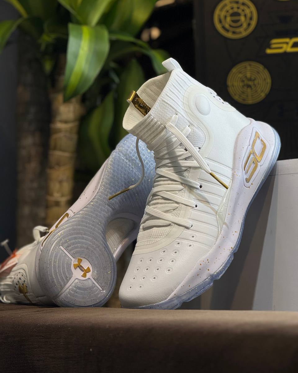 全新未使用UNDER ARMOUR Curry 4 “White Gold” Under Armour Curry 4 “White Gold” – Web Monkey Shoes
