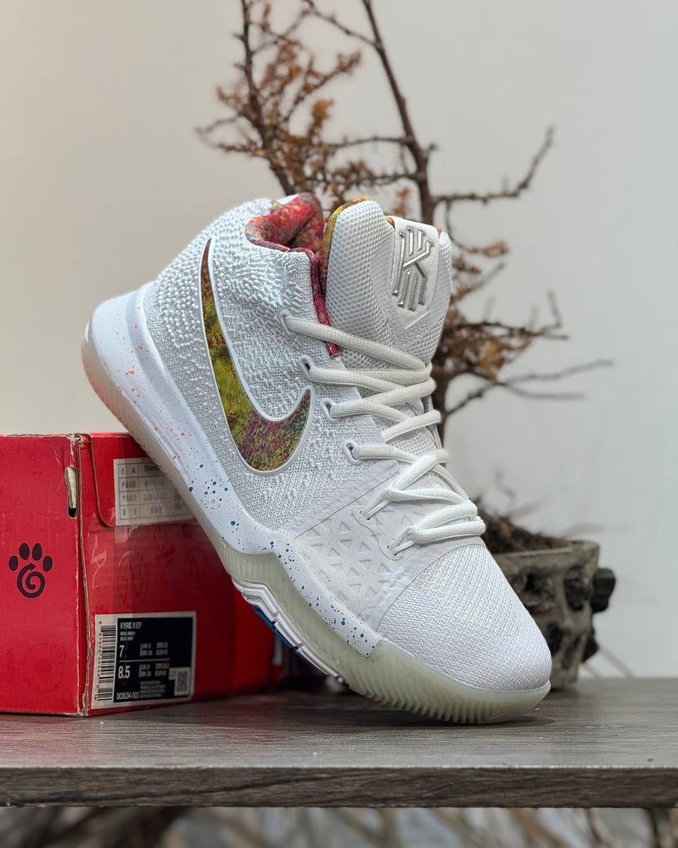 Nike Kyrie 3 “White Multicolor Swoosh” – Web Monkey Shoes