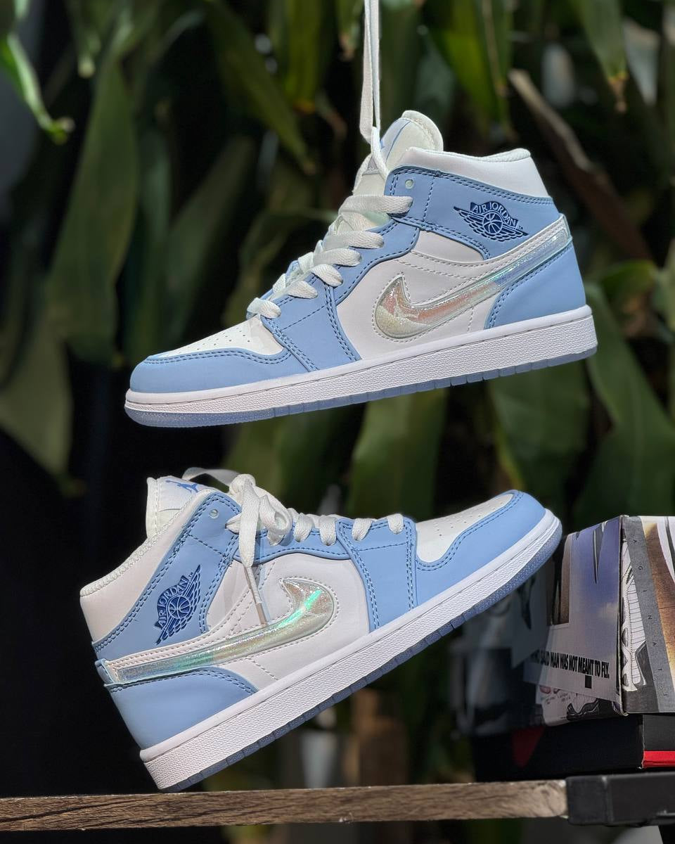 Air Jordan 1 Mid “Ice Blue Iridescent