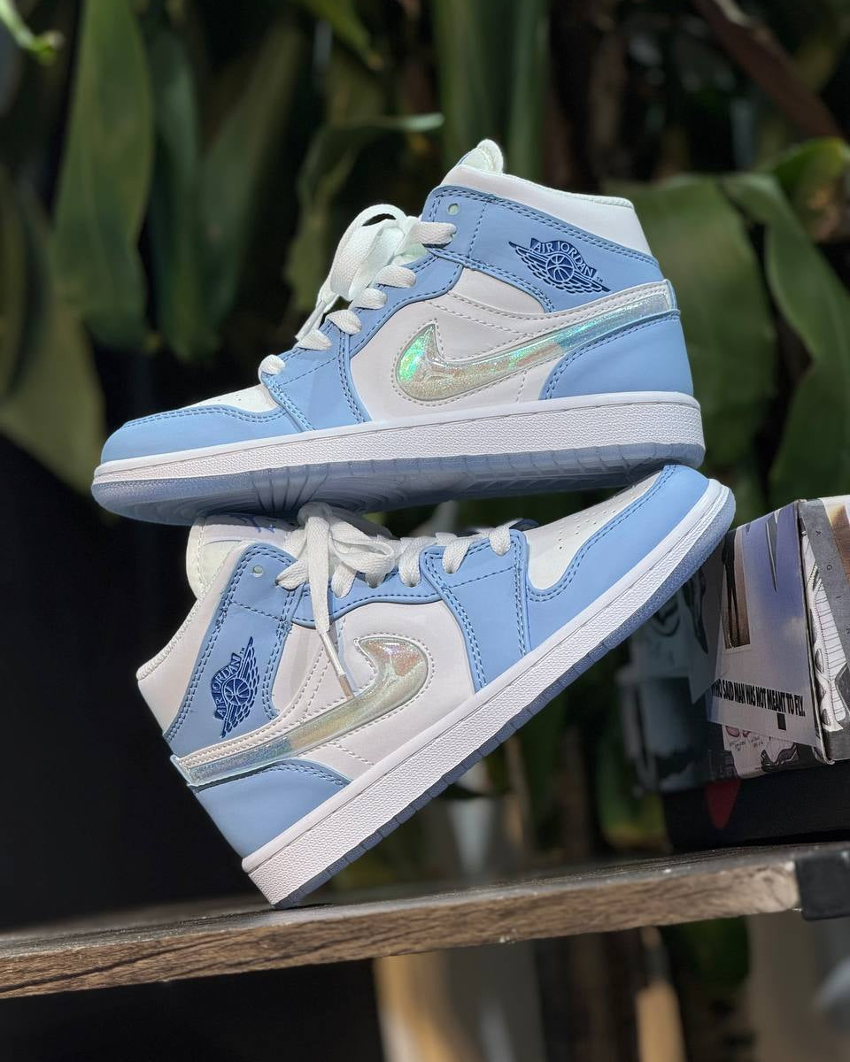 Air Jordan 1 Mid “Ice Blue Iridescent