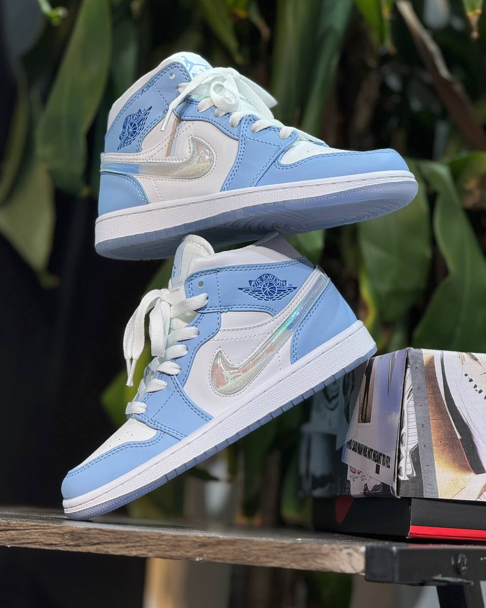 Air Jordan 1 Mid “Ice Blue Iridescent