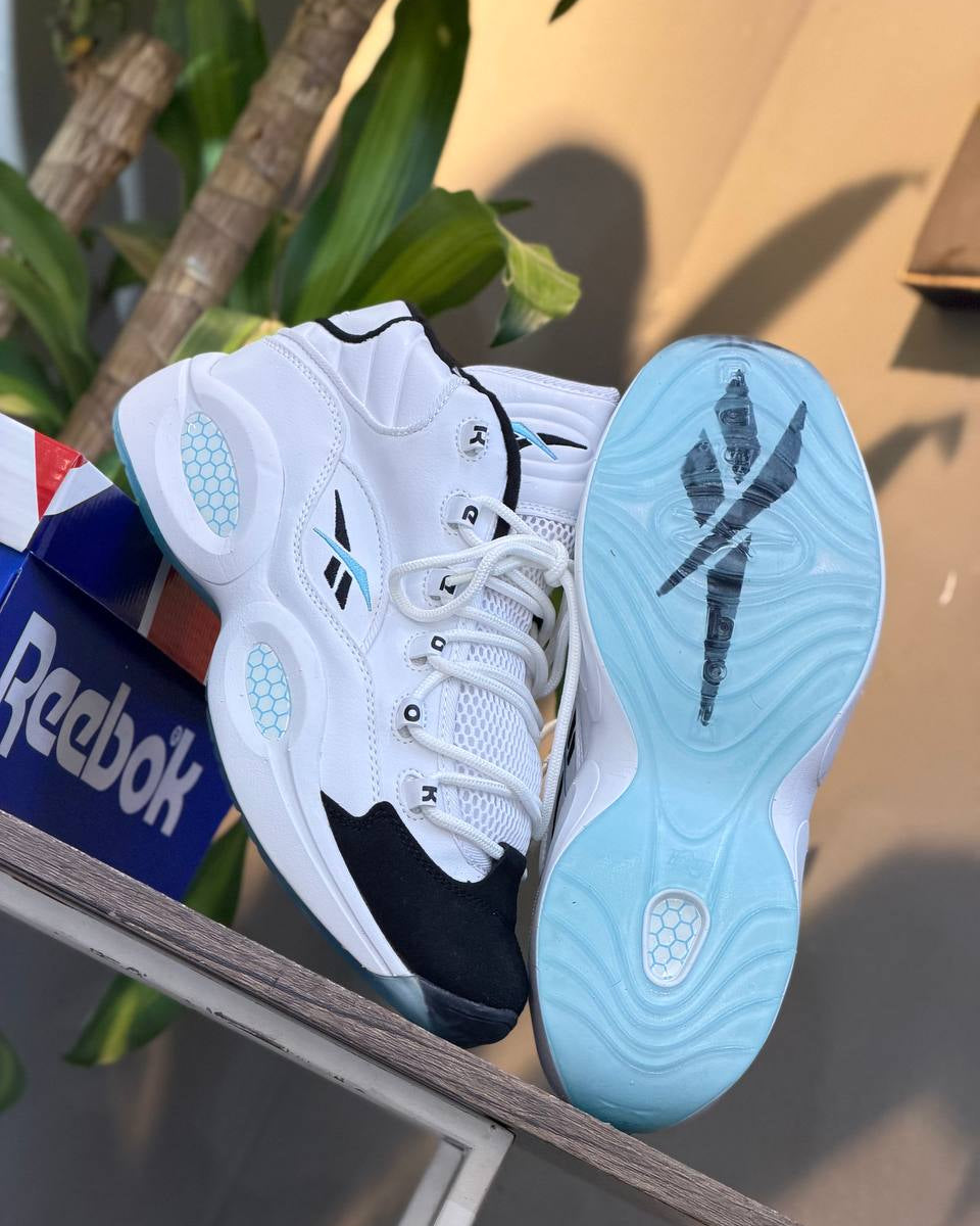 Anuel AA x Reebok Question Mid Double Toe “Caribbean Sky”