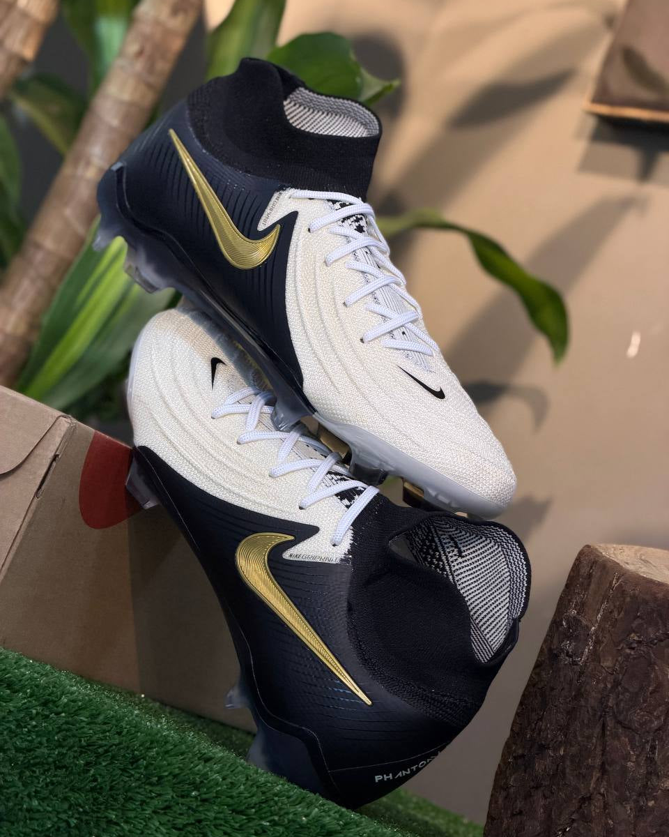 Nike Phantom Luna 2 Elite FG White/Metallic Gold Coin/Black