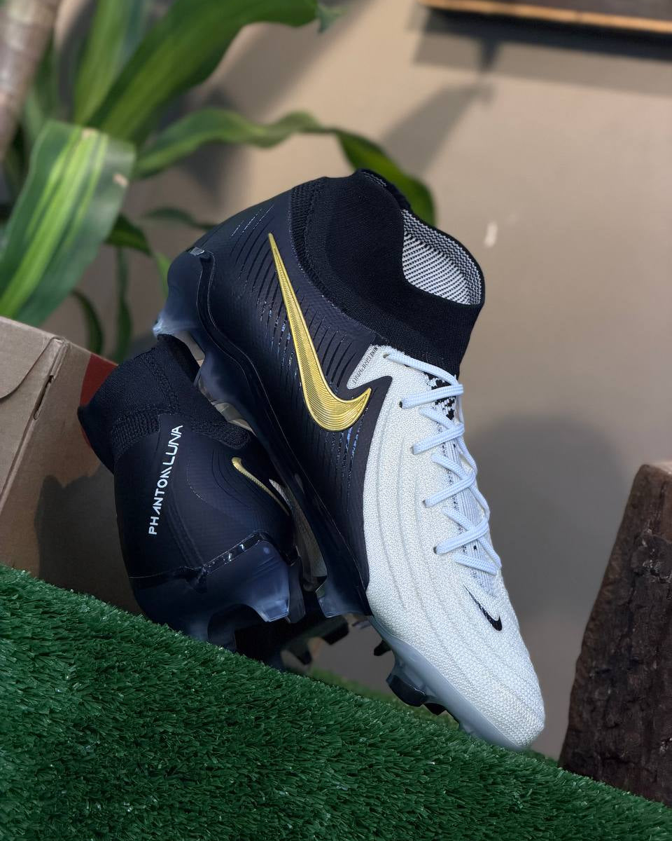 Nike Phantom Luna 2 Elite FG White/Metallic Gold Coin/Black