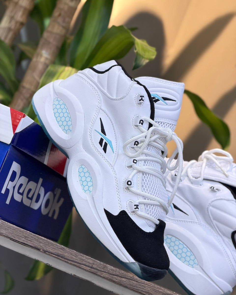 Anuel AA x Reebok Question Mid Double Toe “Caribbean Sky”