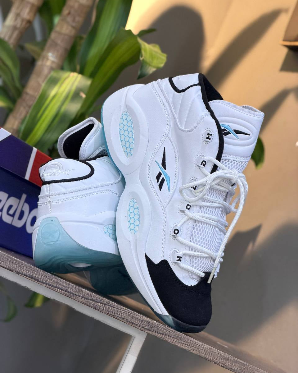 Anuel AA x Reebok Question Mid Double Toe “Caribbean Sky”