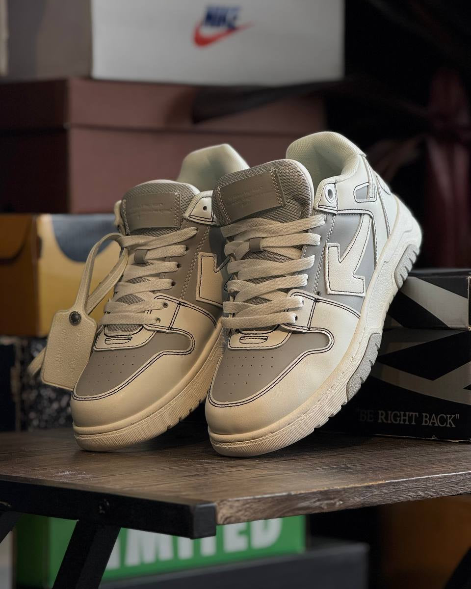 Off-White Out of Office – Cream/Grey