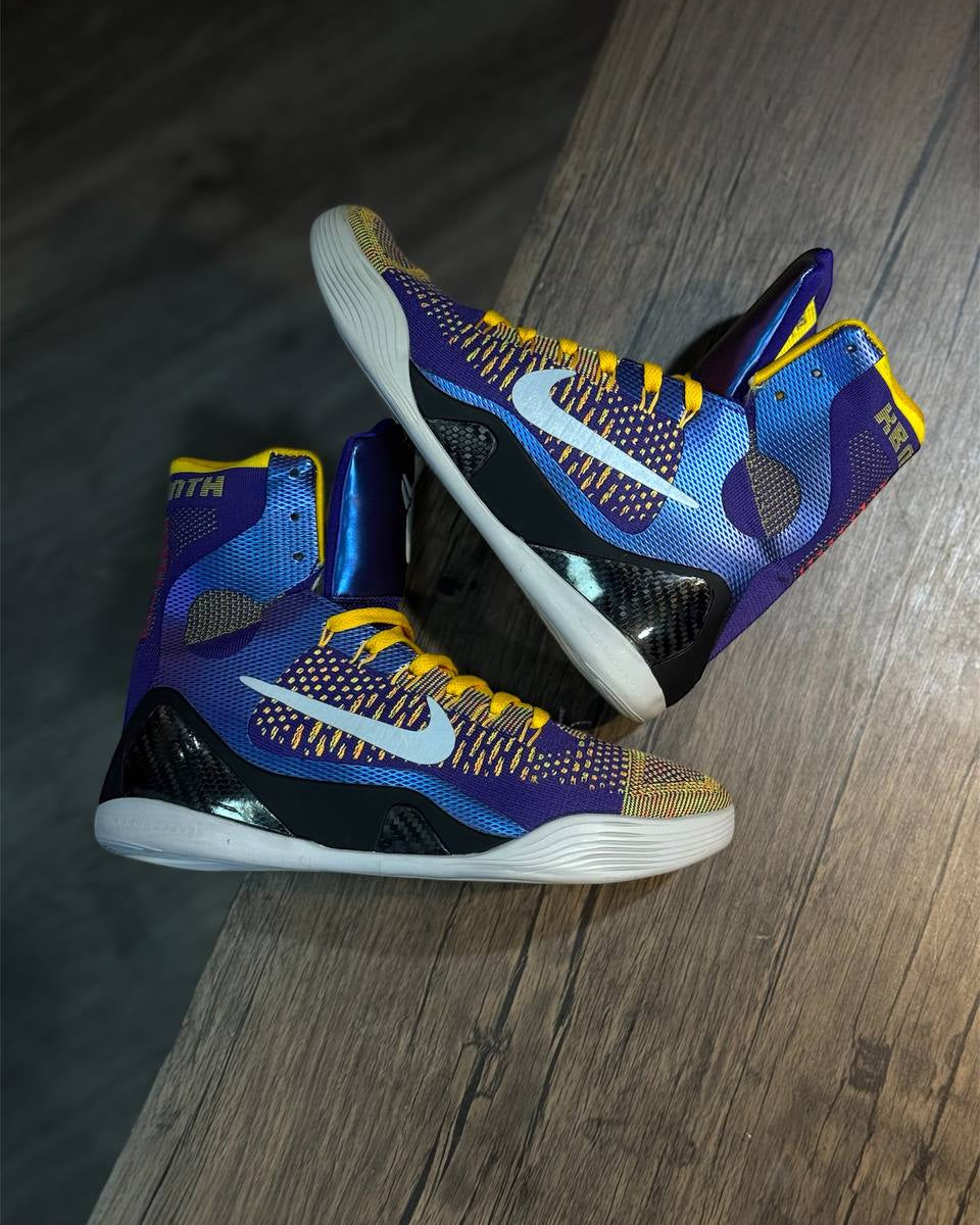 Nike Kobe 9 Elite Lakers / Hero – Flyknit High Top