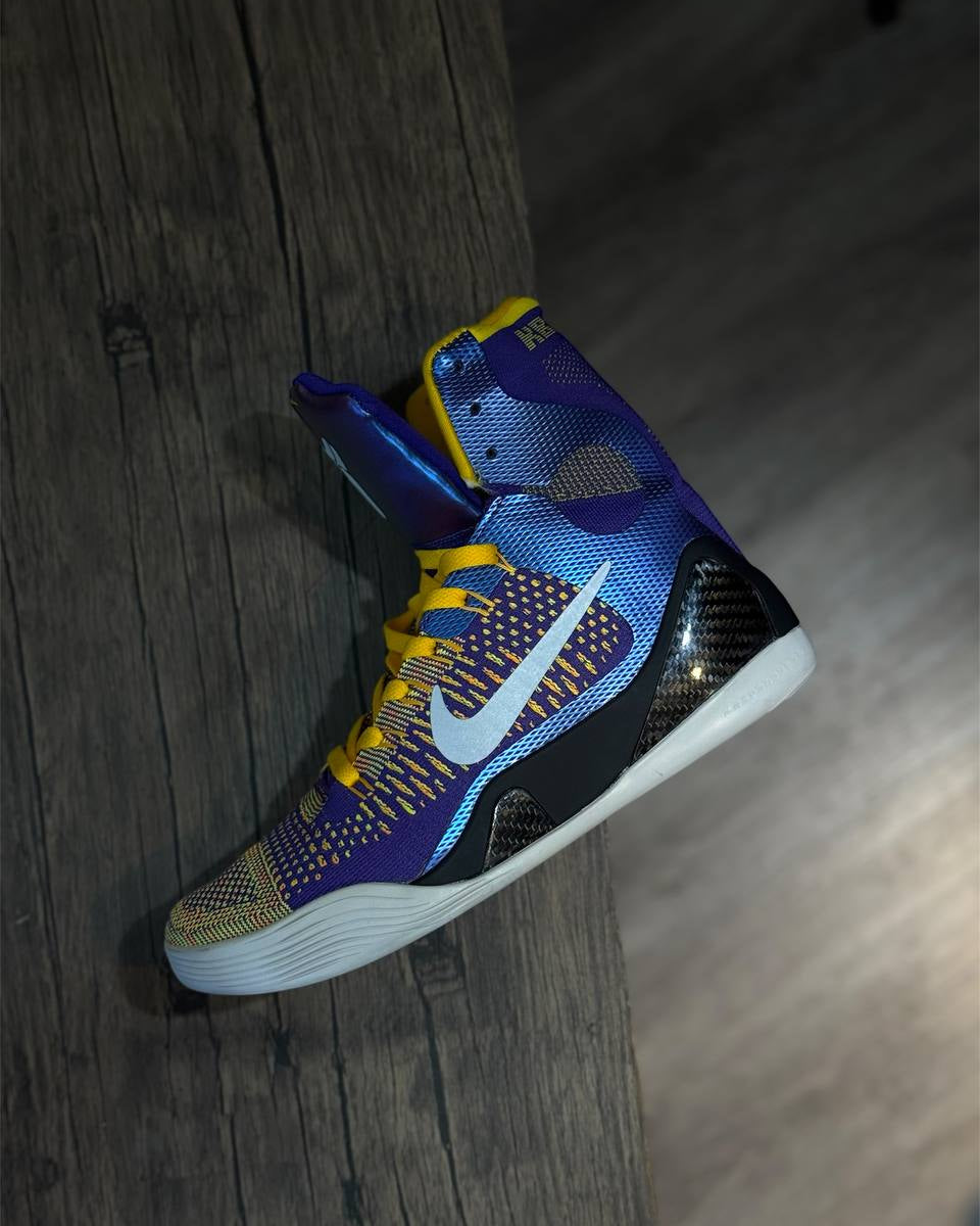 Nike Kobe 9 Elite Lakers / Hero – Flyknit High Top