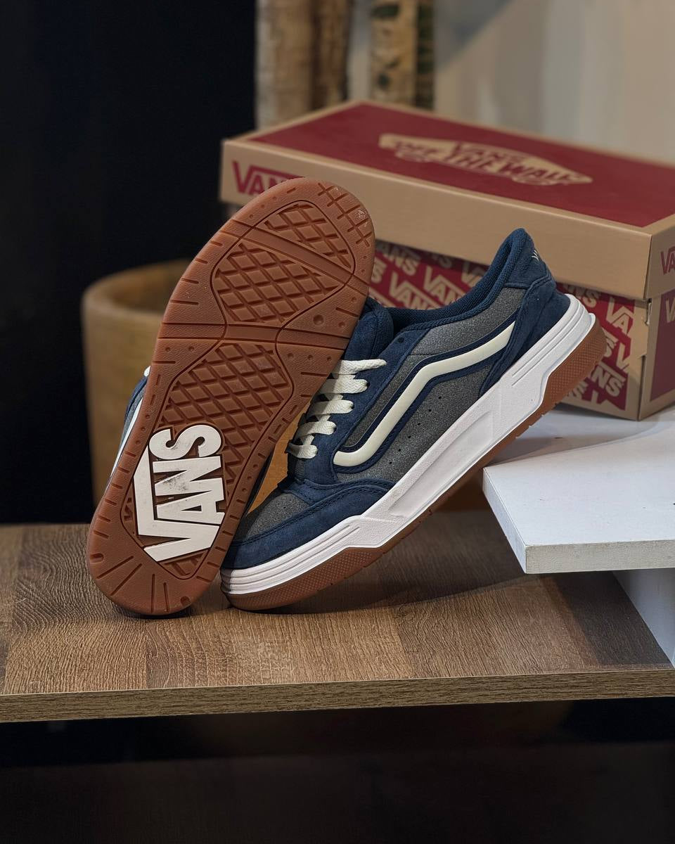 Vans Lowland ComfyCush Navy/Grey – Skate Comfort Edition