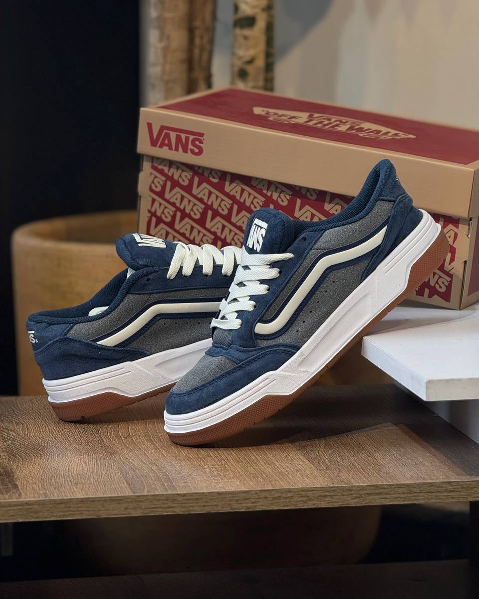 Vans Lowland ComfyCush Navy/Grey – Skate Comfort Edition
