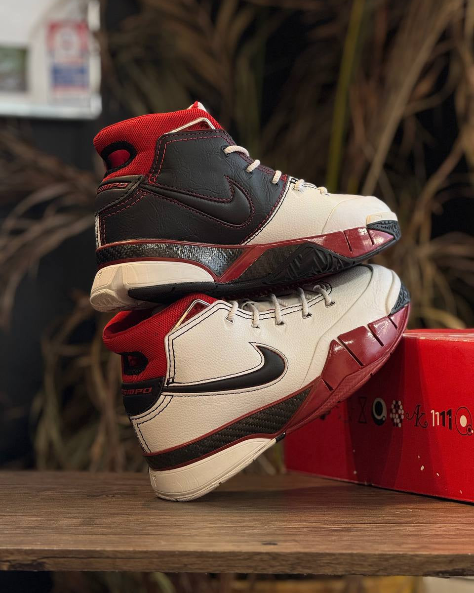 Nike Zoom Kobe 1 Protro White/Black/Varsity Red – Retro Performance Edition