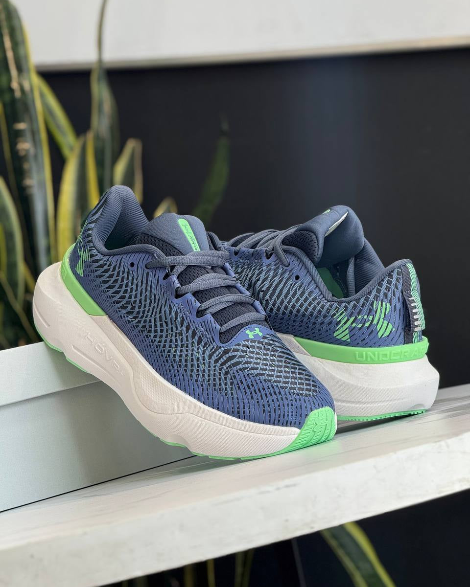 Under Armour HOVR™ Sonic / Phantom – Azul Marino con Verde Neón
