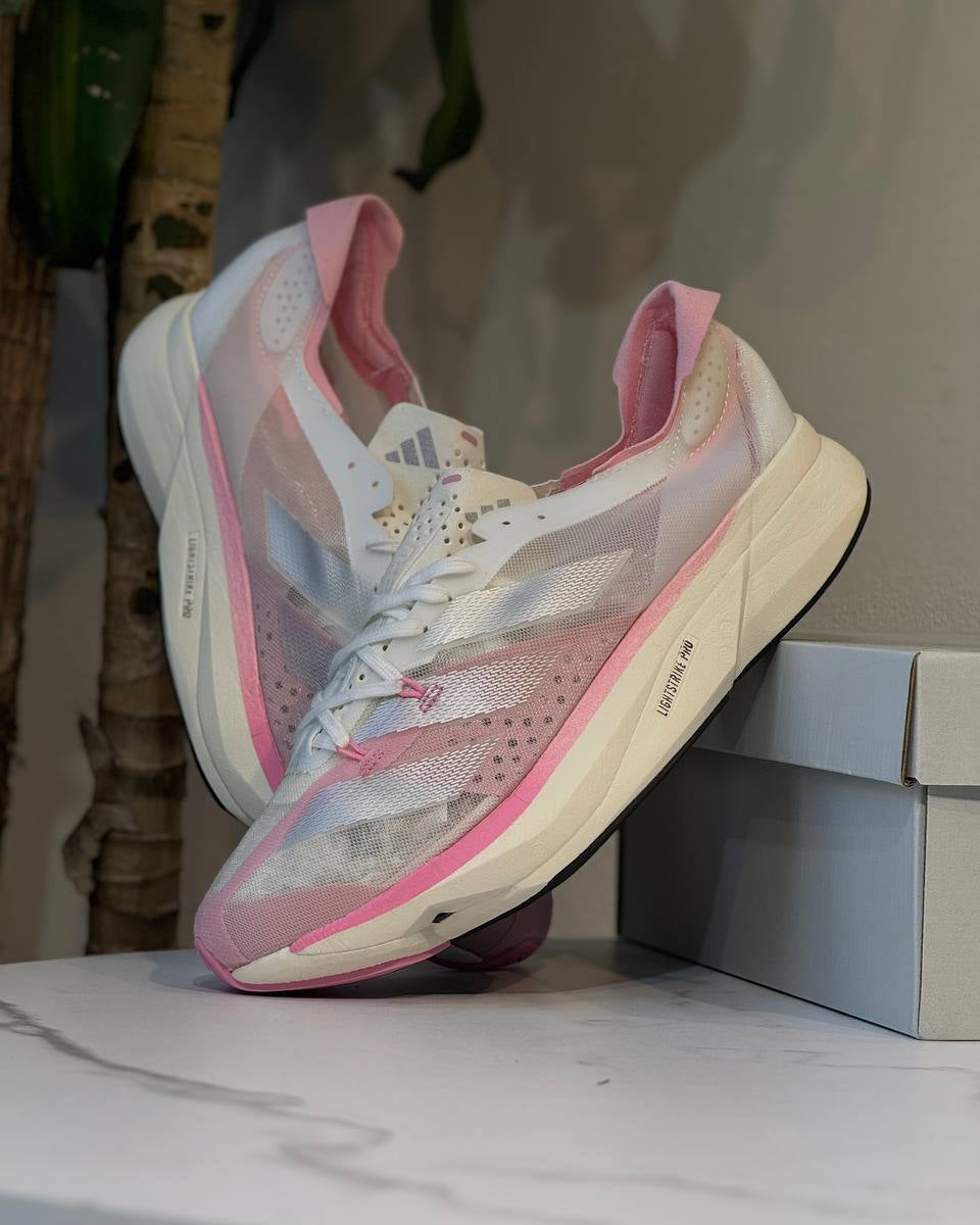 Adidas Adizero Adios Pro 3 – Pink Beam / White