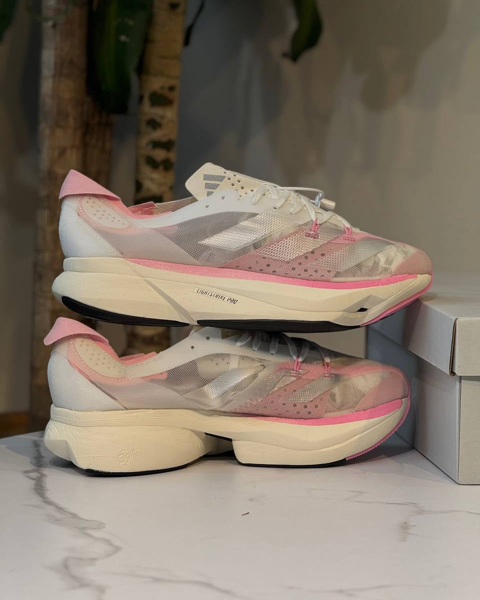 Adidas Adizero Adios Pro 3 – Pink Beam / White