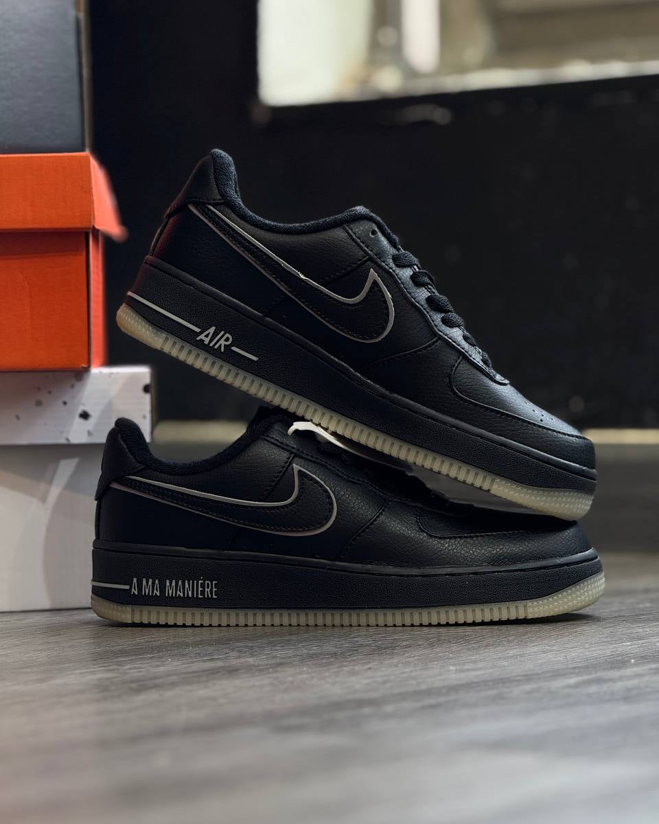 Nike Air Force 1 Low x A Ma Maniére – Triple Black Premium