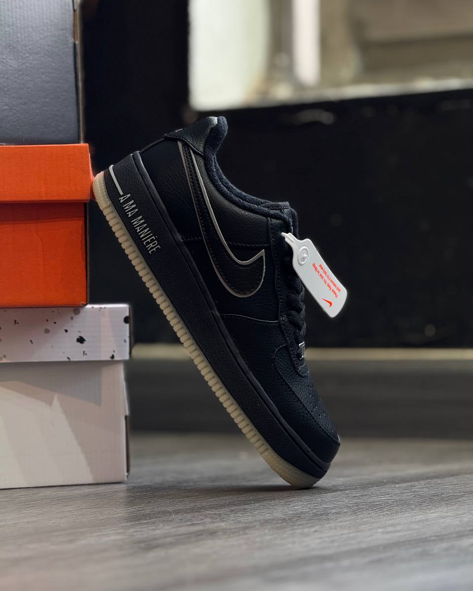 Nike Air Force 1 Low x A Ma Maniére – Triple Black Premium
