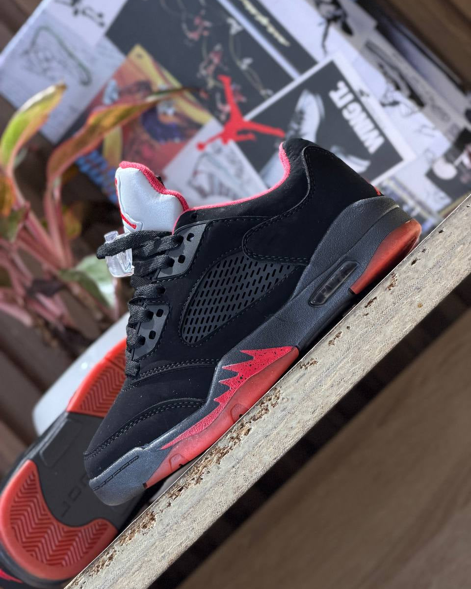 Air Jordan 5 Retro Low “Alternate 90” Black/Gym Red/Metallic Hematite