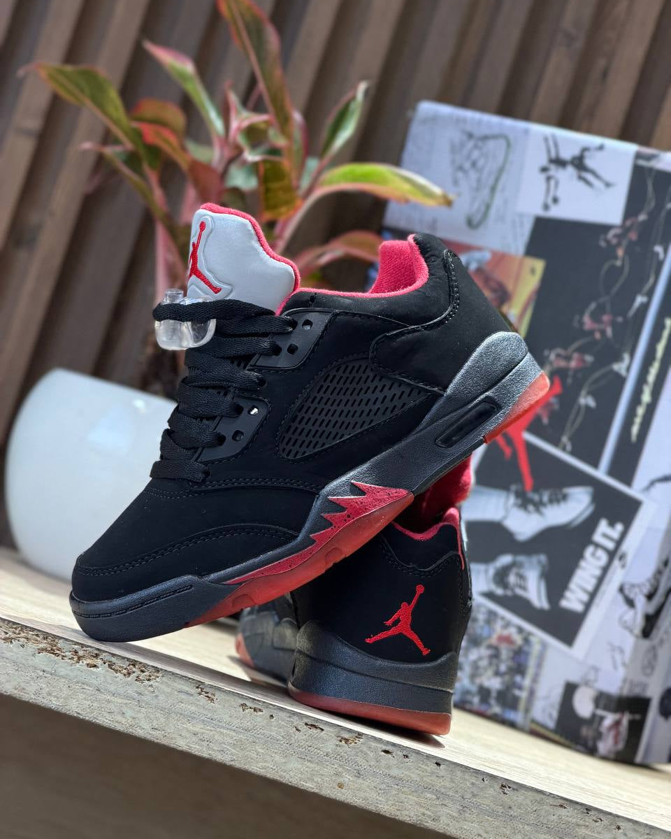 Air Jordan 5 Retro Low “Alternate 90” Black/Gym Red/Metallic Hematite