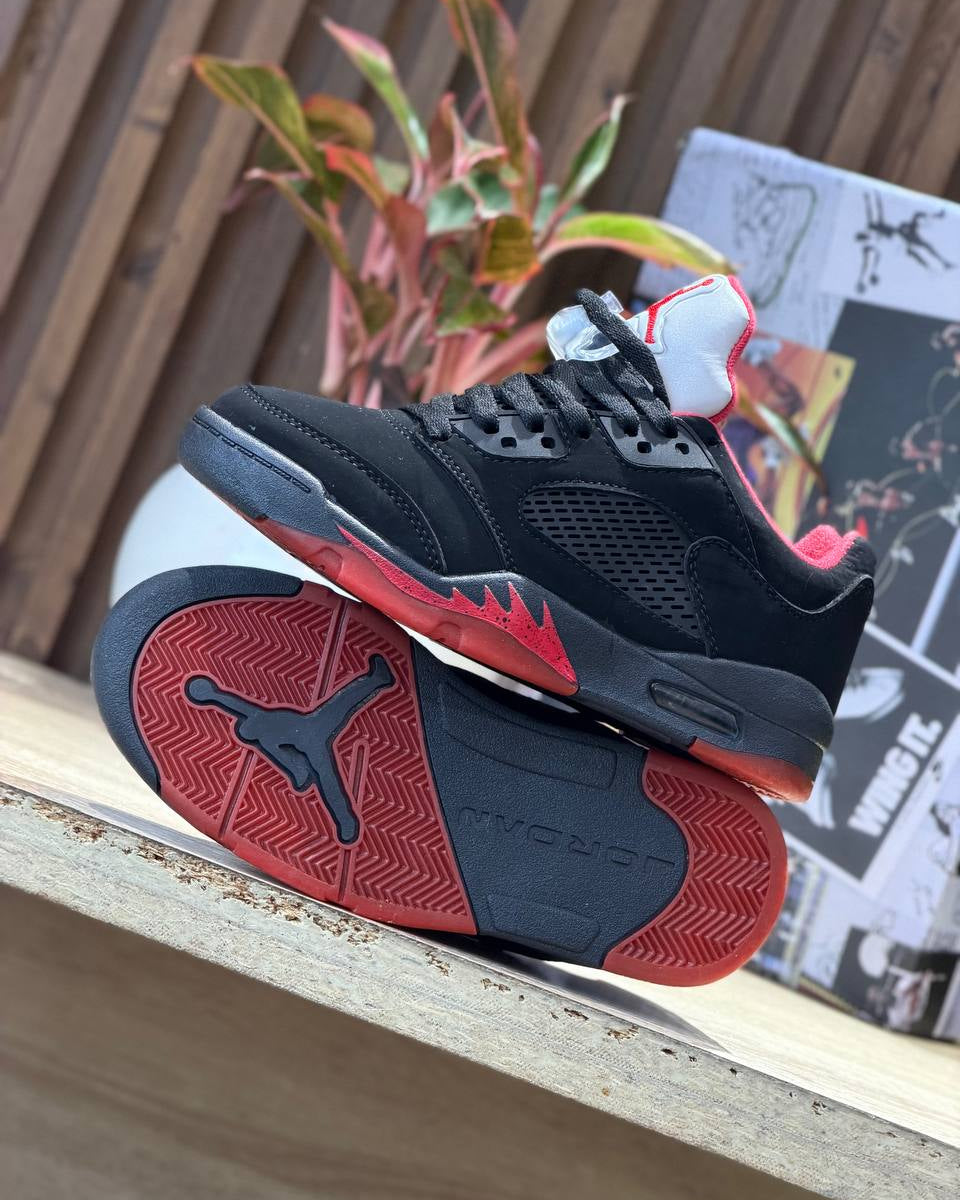 Air Jordan 5 Retro Low “Alternate 90” Black/Gym Red/Metallic Hematite