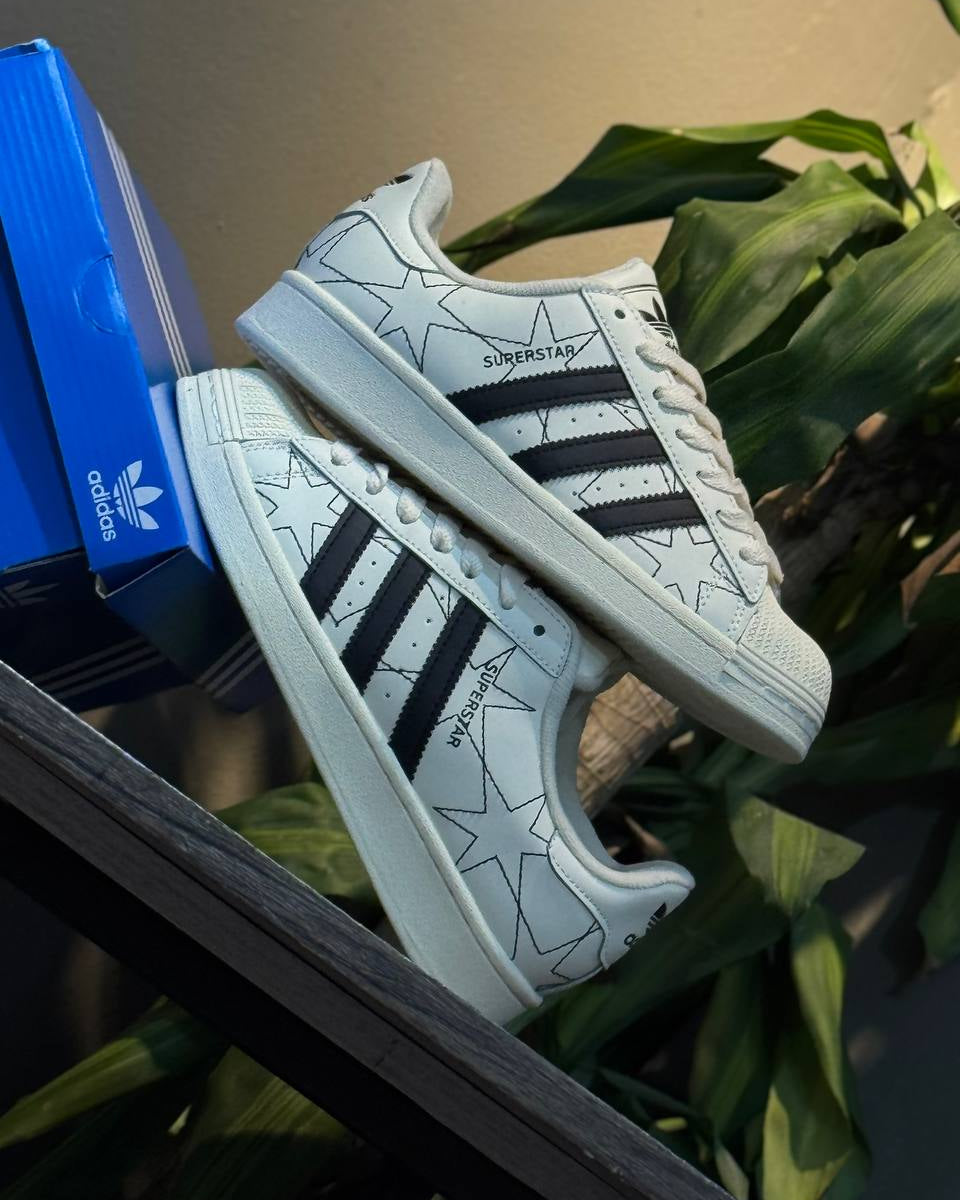 Adidas Superstar Star Print White / Black