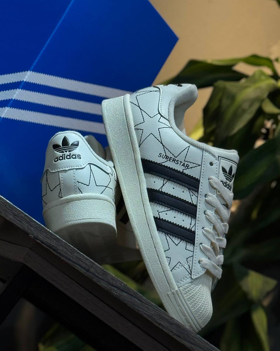 Adidas Superstar Star Print White / Black