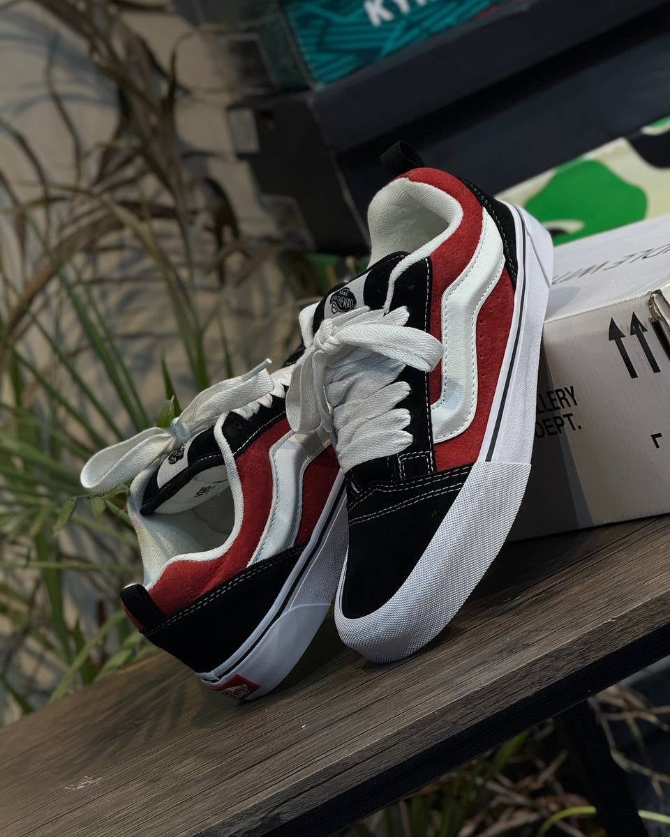 Vans Knu Skool Black / Red / White