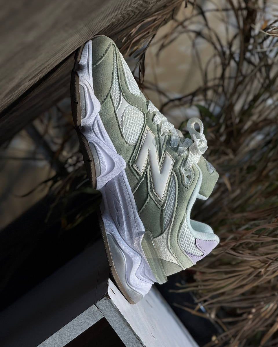 New Balance 9060 Green Suede