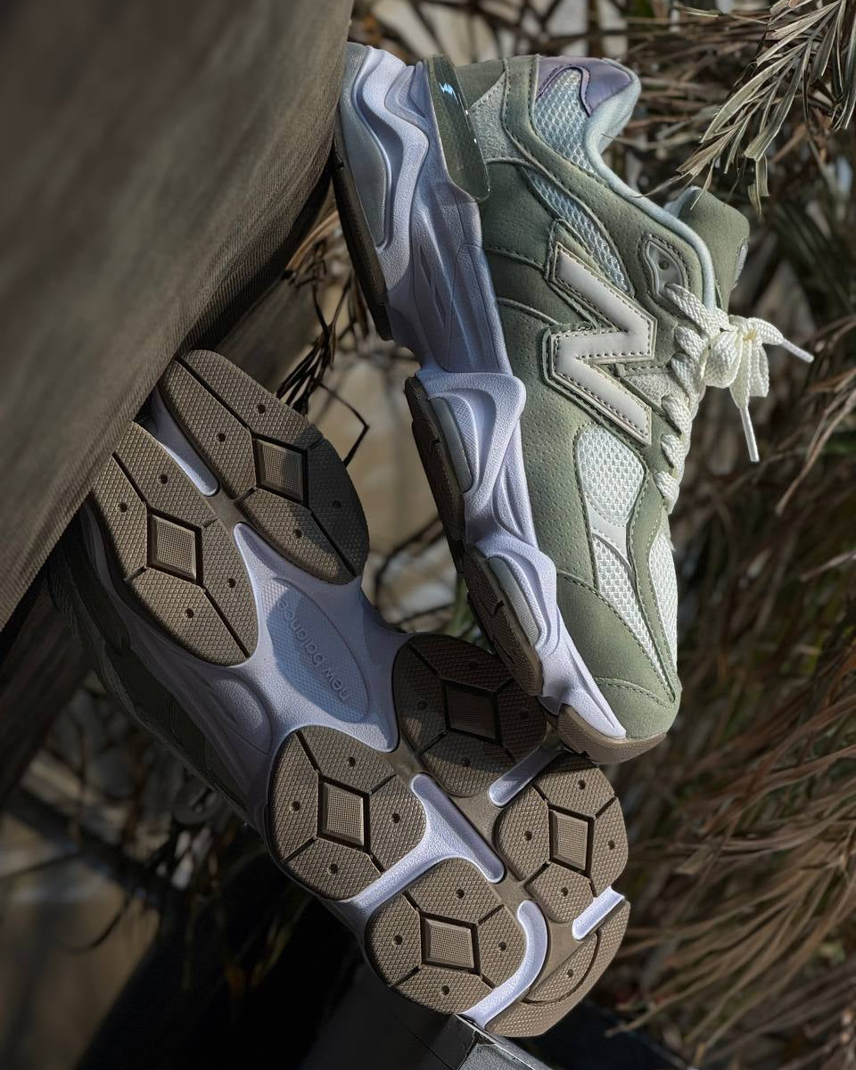 New Balance 9060 Green Suede