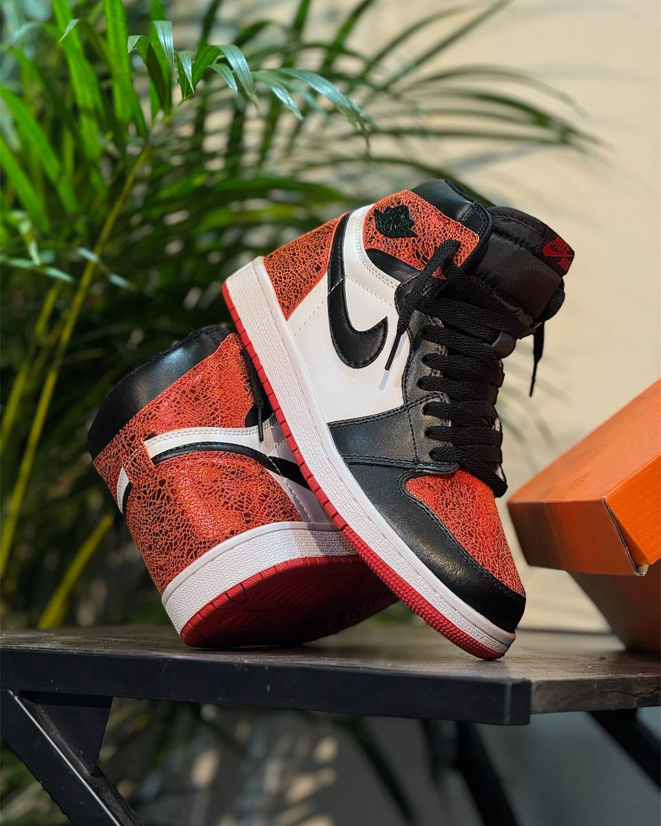 Air Jordan 1 High – Red Crackle Edition
