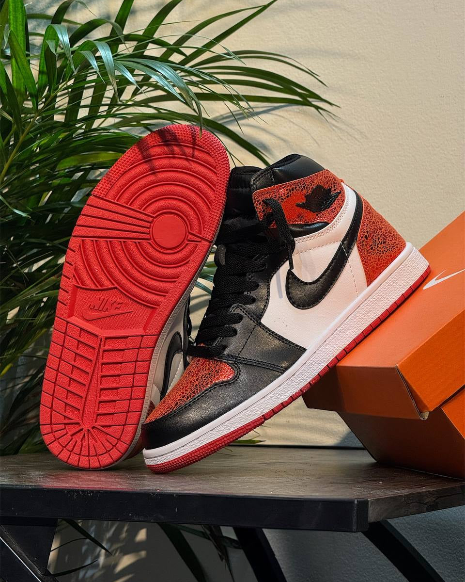 Air Jordan 1 High – Red Crackle Edition