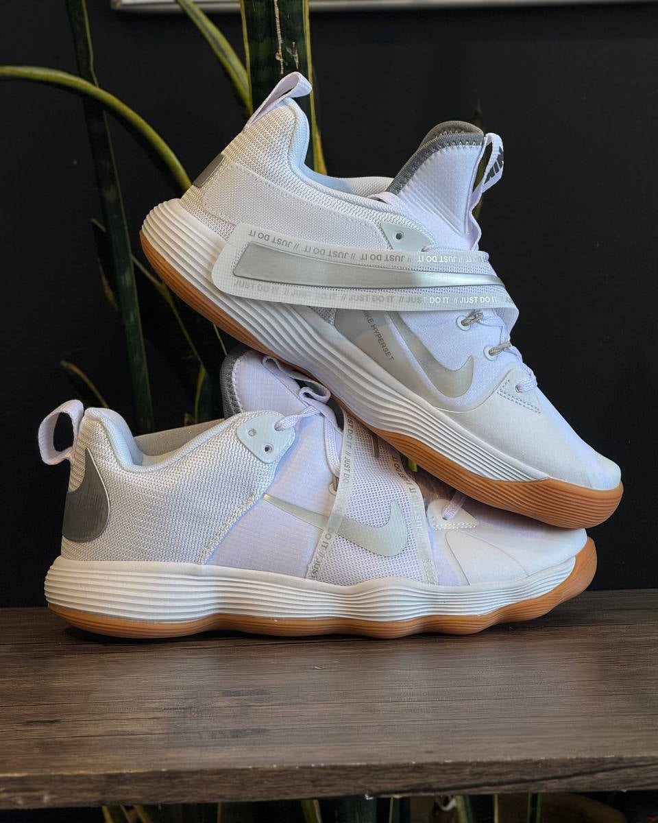 Nike React Hyperset – White / Light Grey Gum