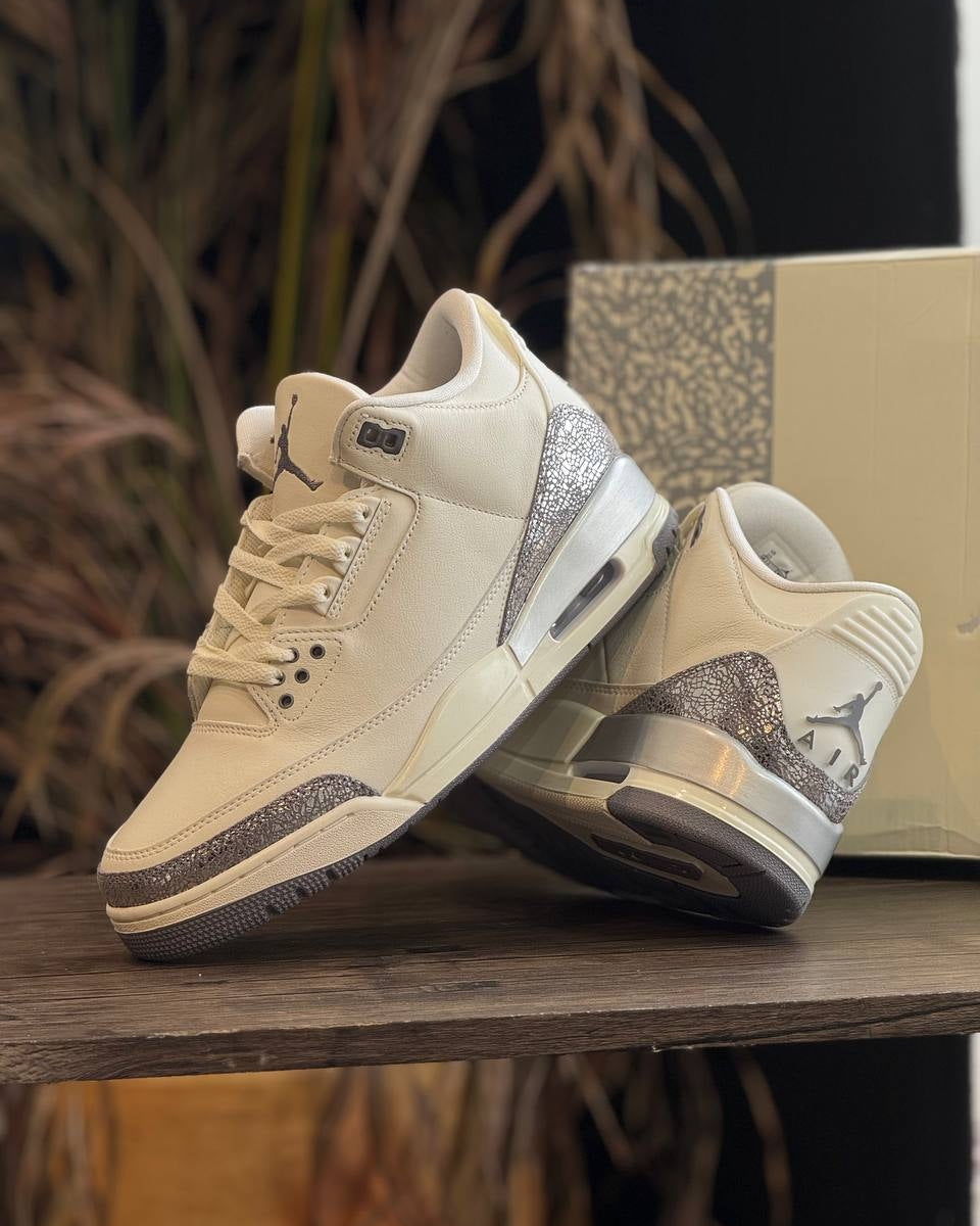 Air Jordan 3 Retro – Cream / Grey Elephant