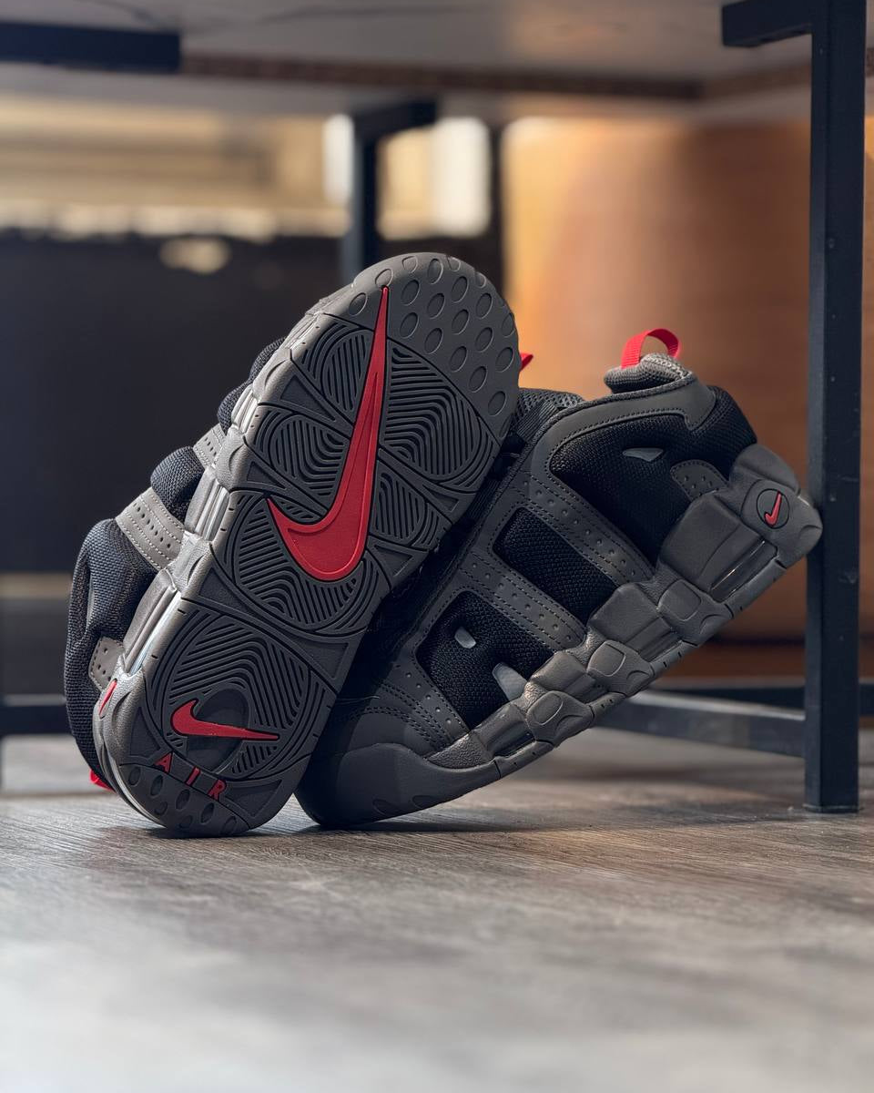 Nike Air More Uptempo Low “Black Red”