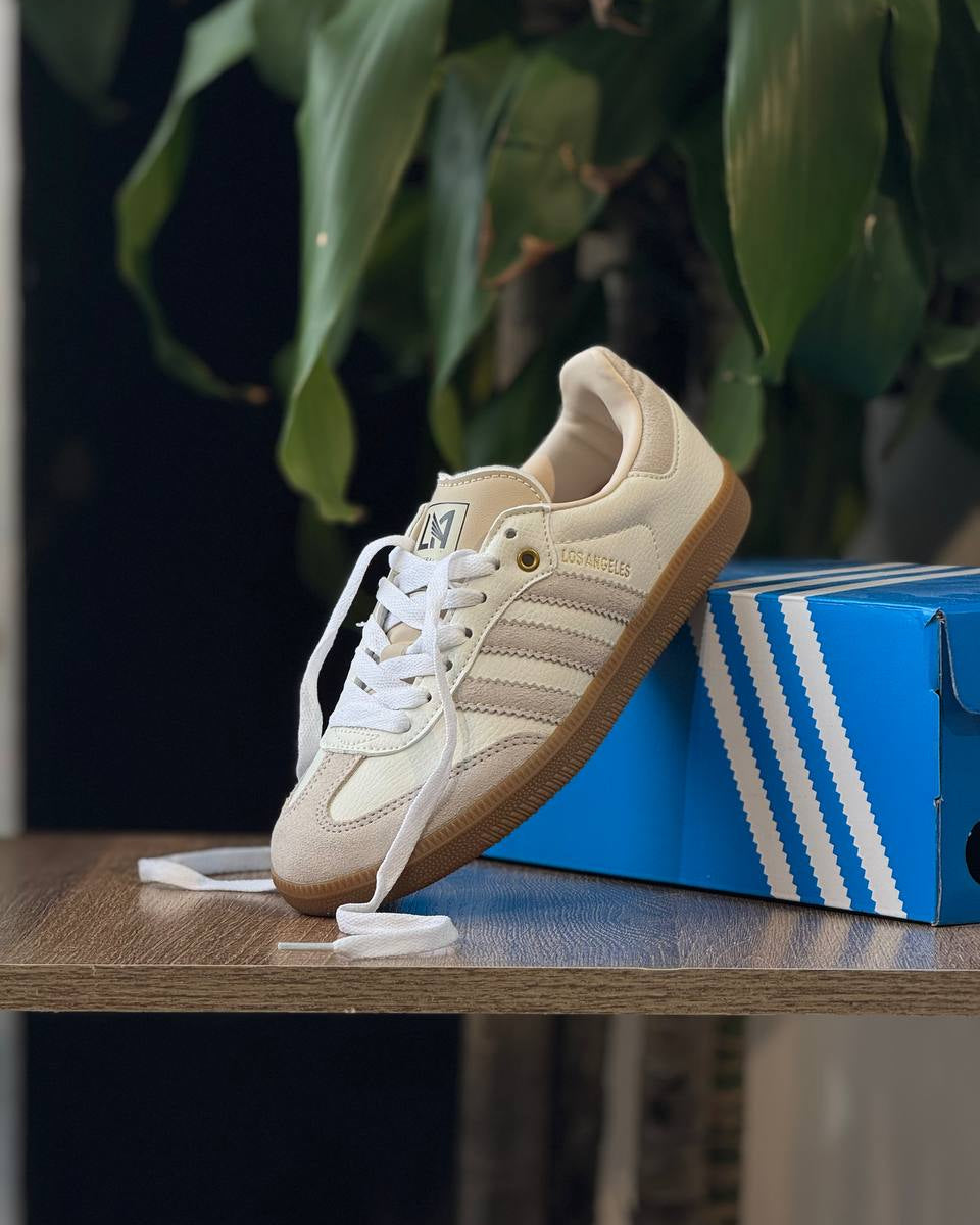 Adidas Samba OG “Los Angeles” – Beige / Gum