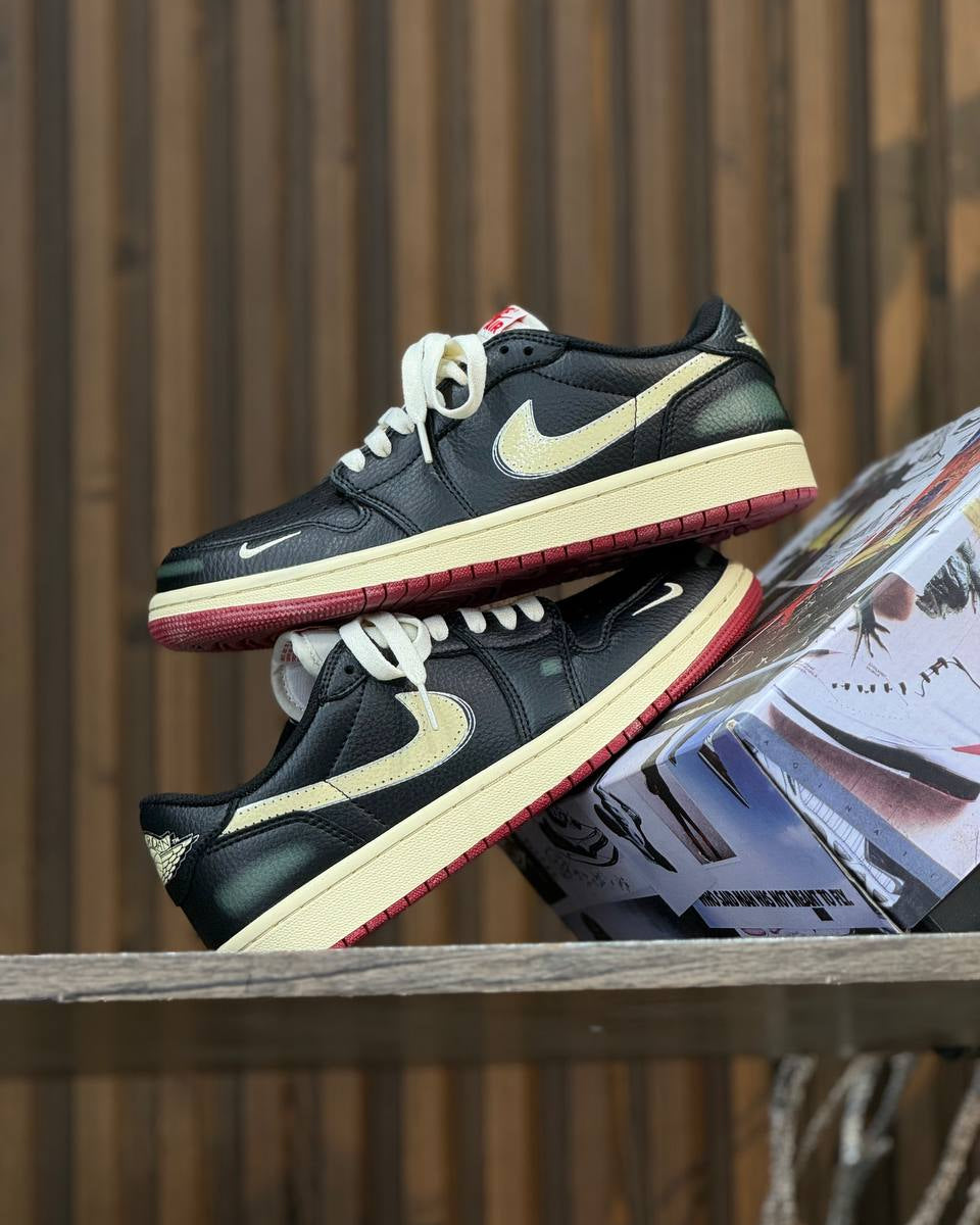 Air Jordan 1 Low OG “Black Vintage Red Sole”