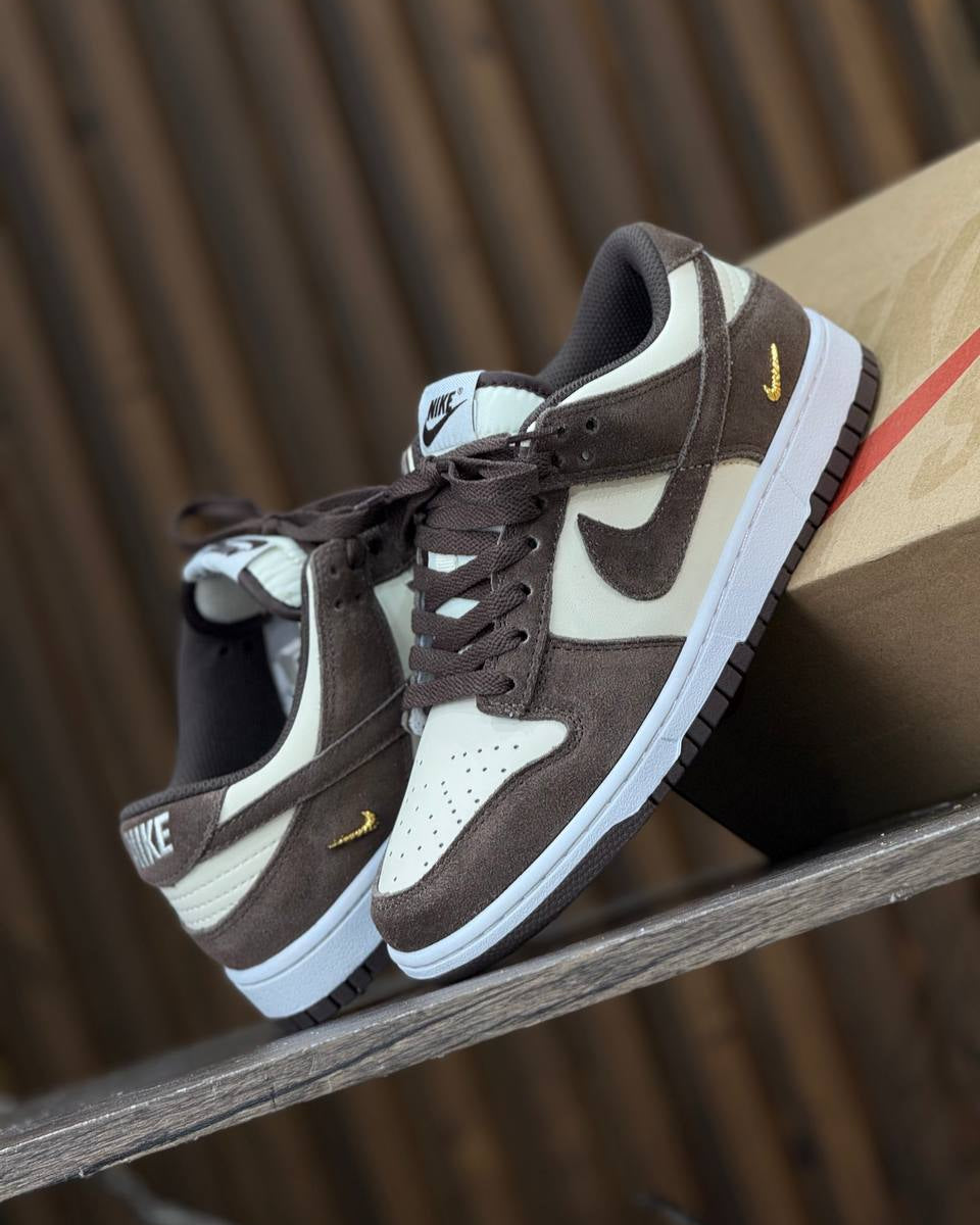 Nike Dunk Low “Mocha Cream Mini Swoosh”